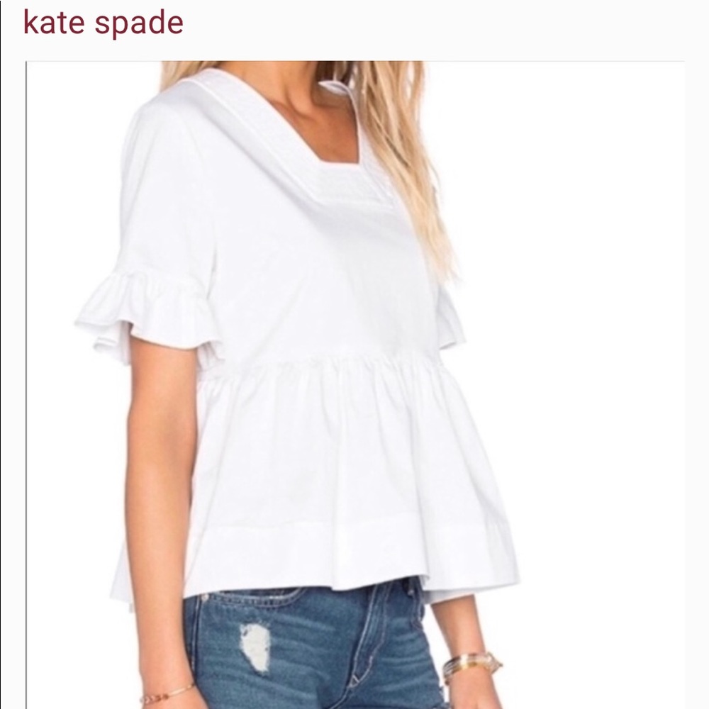 Kate Spade ♠️ Peplum Blouse